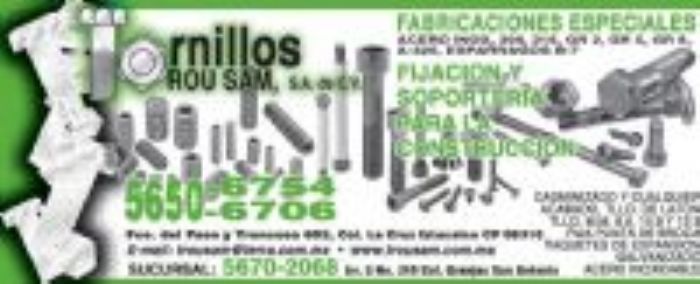 TORNILLOS ROU SAM